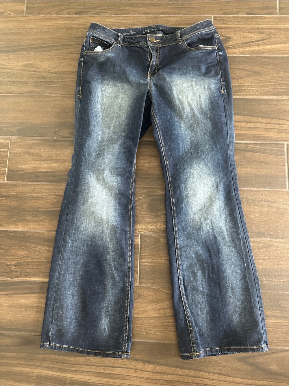 Lane Bryant Flare dark Wash Blue Women's jeans 16